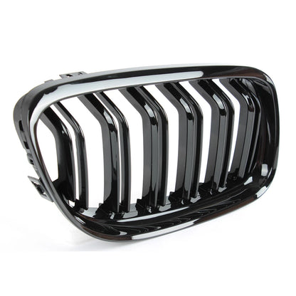 💕 Griglia Anteriore Adatto per BMW Serie 3 E90 E91 LCI 08-12 Nero Lucido 💕