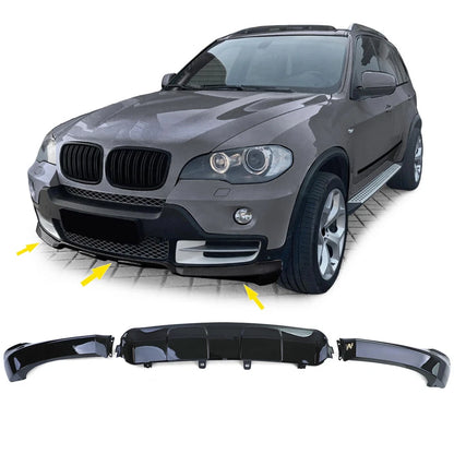 💫Bodykit Nero Lucido (Anteriore + Posteriore) adatto per BMW X5 E70 💫