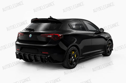 SPLITTER SUITABLE FOR VW GOLF 8 GTI GTD RLINE LOOK GLOSSY BLACK SPORTY DESIGN 