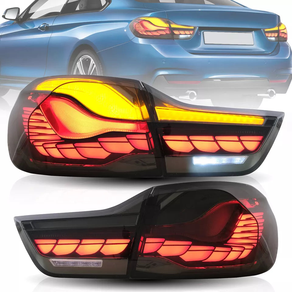 🔥ART.2844 Luci Posteriori VLAND LED GTS Fumé per BMW Serie 4 / M4 (2014–2020)🔥