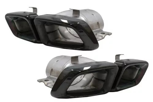 Terminali di scarico per Mercedes M W166 2012-2015 CLS W218 Facelift CLS63 nero