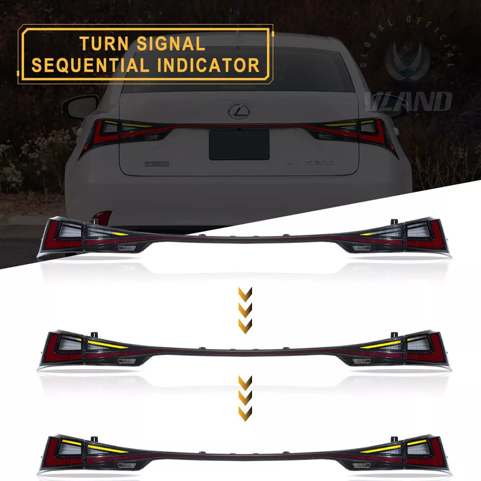 🔥ART.2834 Fanali Posteriori a LED Fumé con Animazione per Lexus IS250 / IS300🔥