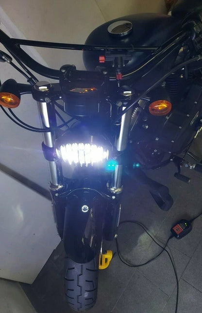 🔥Faro LED E24 – Harley-Davidson Fat Bob / Sportster Iron 883🔥