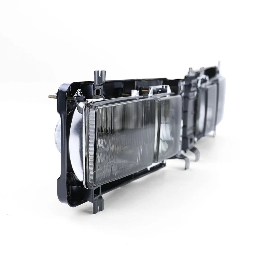 💫Faro Rettangolare Carat con Doppio Faretto Nero Fumé per VW Bus T3 💫