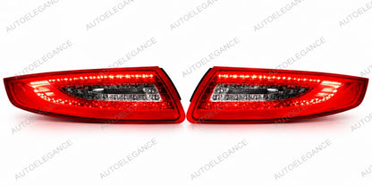 👉ART.11161 Fari Posteriori LED Rosso Vetro Trasparente adatto per Porsche 997👈