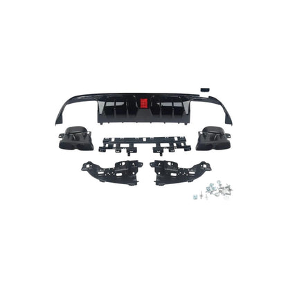 💕 Diffusore Posteriore Nero Lucido Stile Brabus per Mercedes W205 AMG 14–18 💕