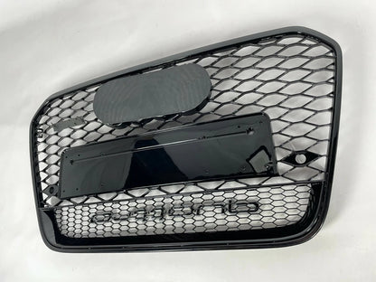 🔥ART.4331 GRIGLIA ANTERIORE NIDO D’APE STILE RS6 QUATTRO NERA PER AUDI A6 C7 🔥