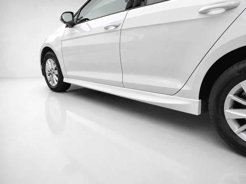 👉Gonne Laterali Minigonne ABS Nero Lucido Volkswagen Golf Mk7 5 Porte 12-19👈