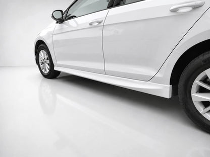 👉Gonne Laterali Minigonne ABS Nero Lucido Volkswagen Golf Mk7 5 Porte 12-19👈