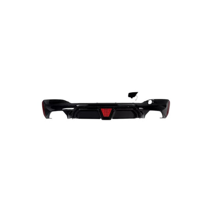 💕 Diffusore Posteriore Nero Lucido 4 Uscite LED BMW G30 M Sport 2018–2020 💕