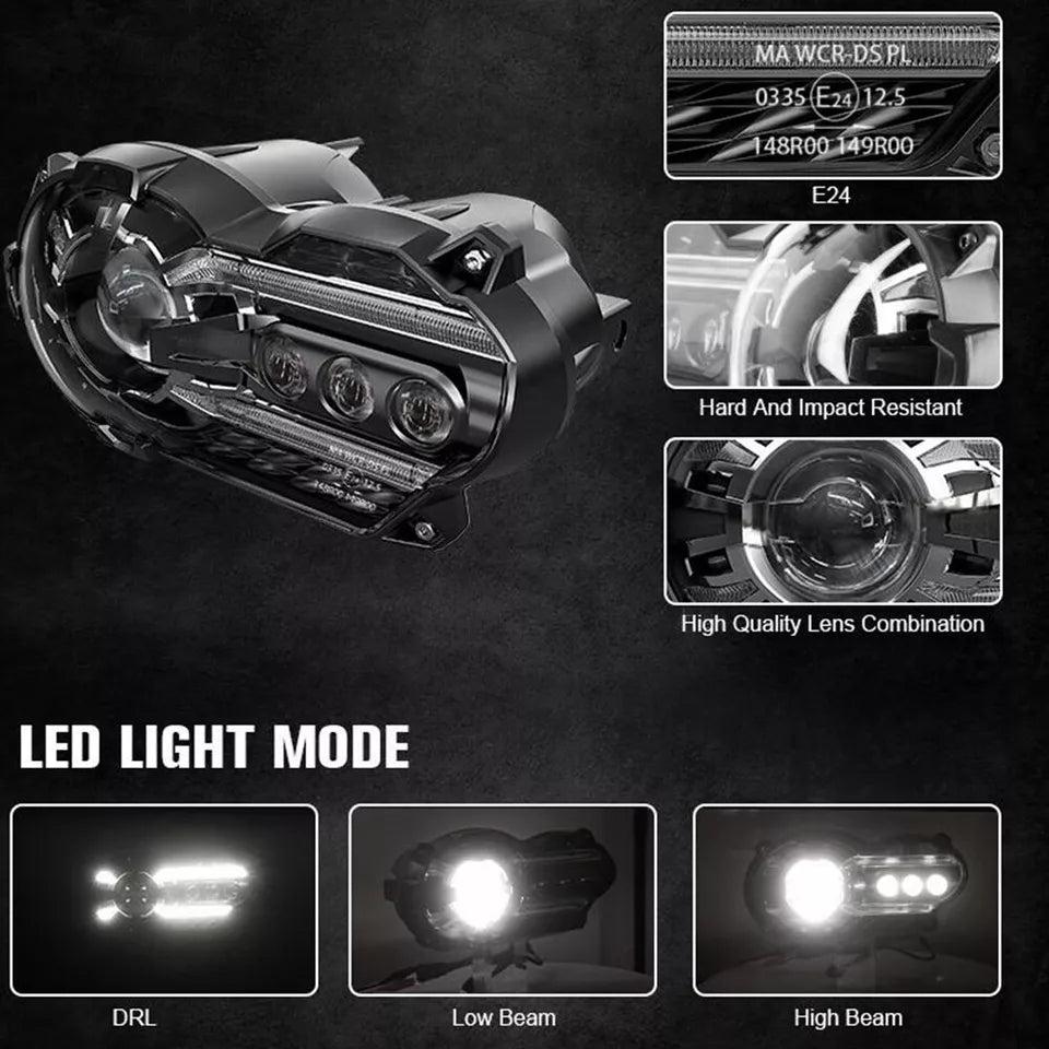 🔥Faro LED – BMW R1200GS / R1200GS Adventure (2004–2013)🔥