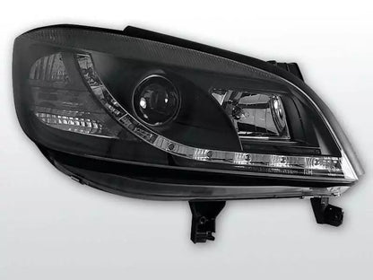 ⭐Pair of LED Headlights DRL Look for Opel ZAFIRA A 1999-2005 Daylight Black⭐