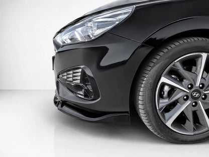 👉Splitter anteriore per Hyundai i30 MK3 facelift (2020-) ABS nero lucido👈