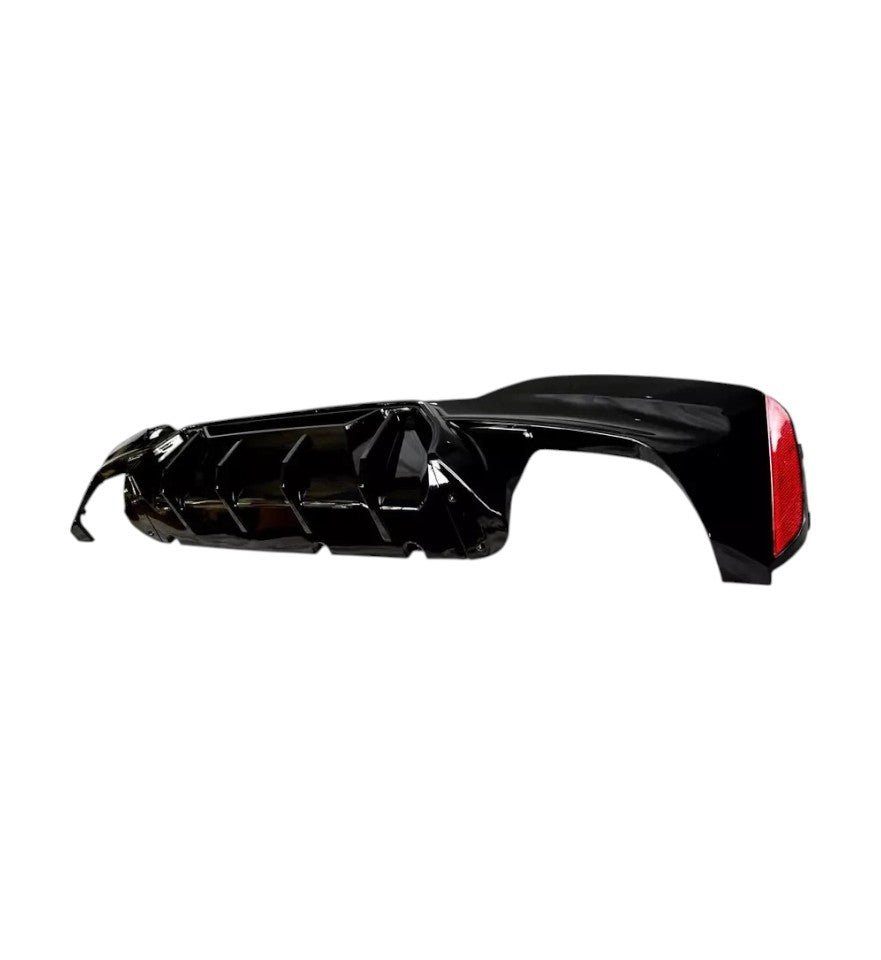 💕 Diffusore Posteriore 4 Uscite Nero Lucido per BMW G30 M Sport 2018–2020 💕