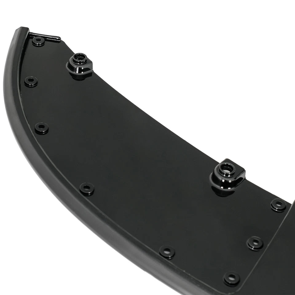 SPLITTER SUITABLE FOR VW GOLF 8 GTI GTD RLINE LOOK GLOSSY BLACK SPORTY DESIGN 