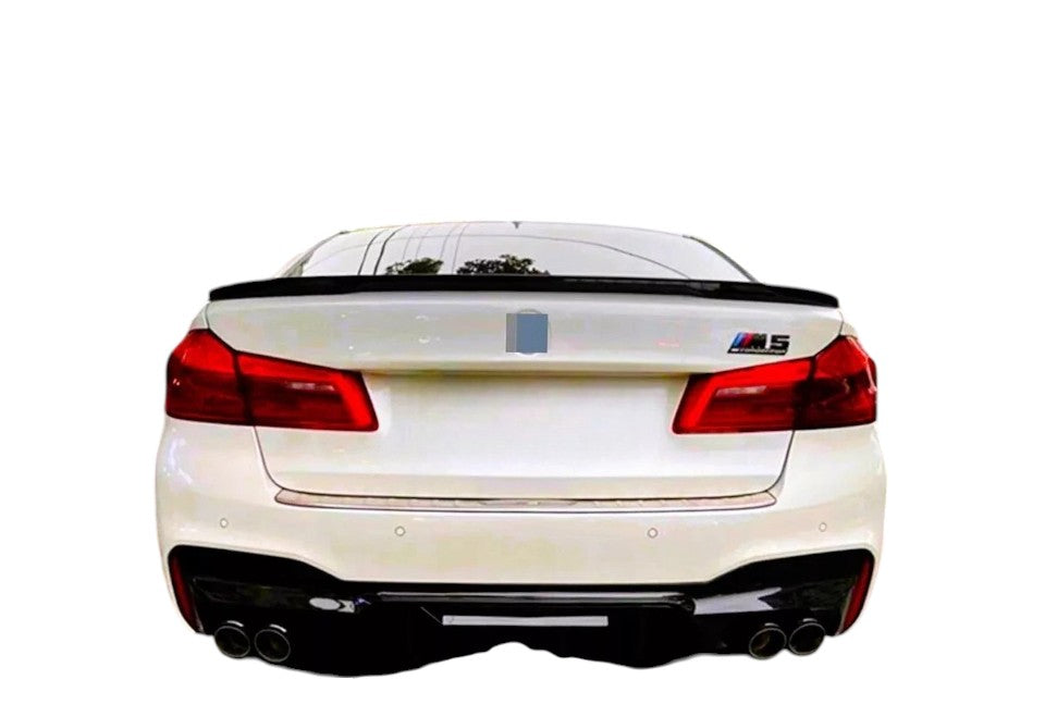 💕 Diffusore Posteriore 4 Uscite Nero Lucido per BMW G30 M Sport 2018–2020 💕