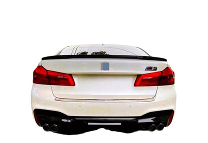💕 Diffusore Posteriore 4 Uscite Nero Lucido per BMW G30 M Sport 2018–2020 💕