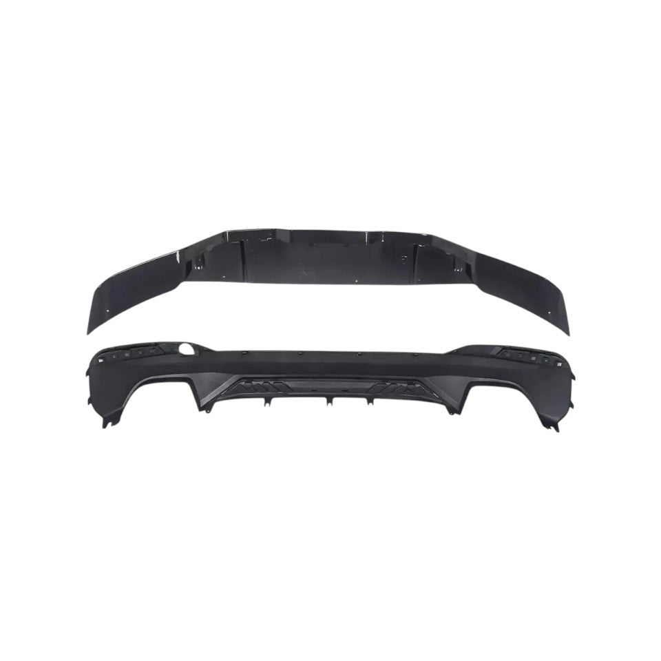 💕 Diffusore Posteriore 4 Uscite Nero Lucido per BMW G30 M Sport 2018–2020 💕