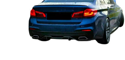💕 Diffusore Posteriore 4 Uscite Nero Lucido per BMW G30 M Sport 2018–2020 💕