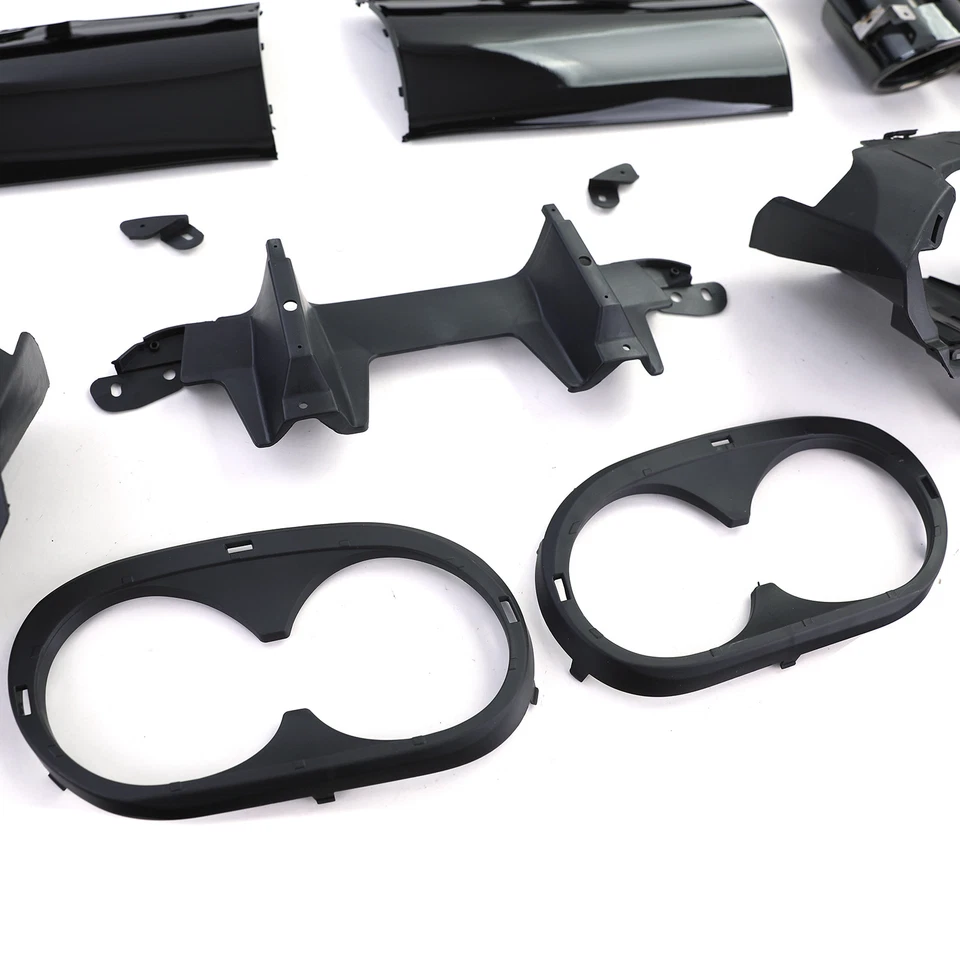 💕Diffusore Posteriore Sport con Terminali di Scarico Nero per Mercedes CLA 💕