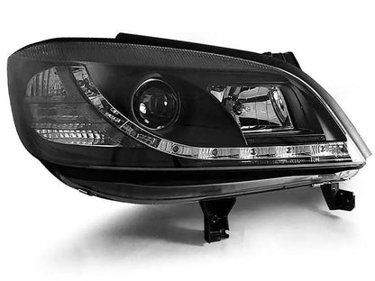 ⭐Pair of LED Headlights DRL Look for Opel ZAFIRA A 1999-2005 Daylight Black⭐