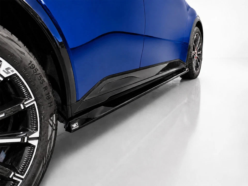 👉Minigonne laterali per Renault 5 E-Tech (2024-) in ABS nero lucido👈