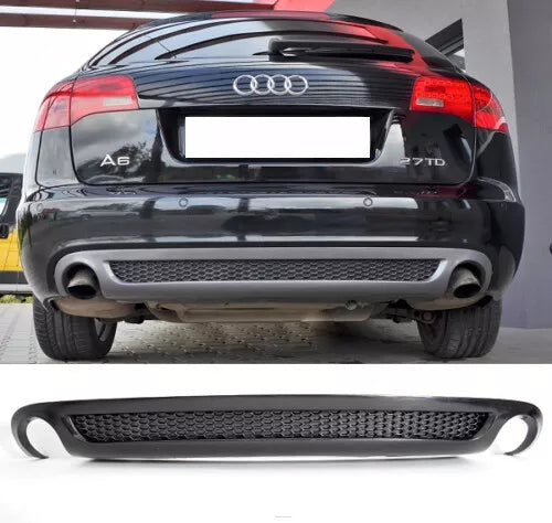 Diffusore posteriore paraurti inferiore Audi A6 4F C6 Avant 04-08 per look S-LINE