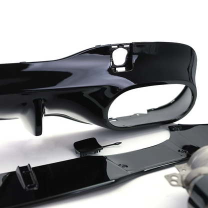 💕Diffusore Posteriore Sport con Terminali di Scarico Nero per Mercedes CLA 💕