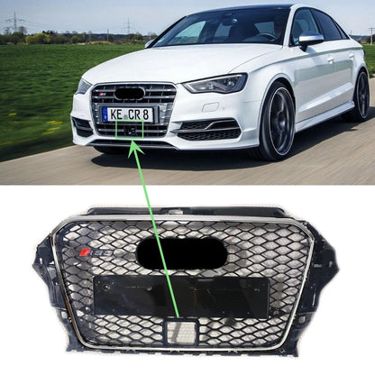 💕ART.5806 GRGLIA NERA ADATTA PER AUDI A3 8V S3 2013-2016 LOOK RS3💕
