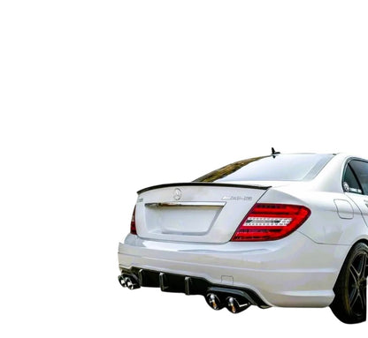 💕 Spoiler Posteriore Nero Lucido per Mercedes Classe C W204 Berlina 💕