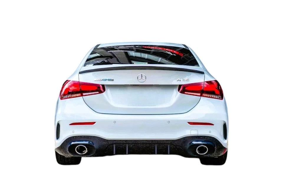 💕 Spoiler Posteriore Nero Lucido per Mercedes A-Class Berlina V177 2018+ 💕