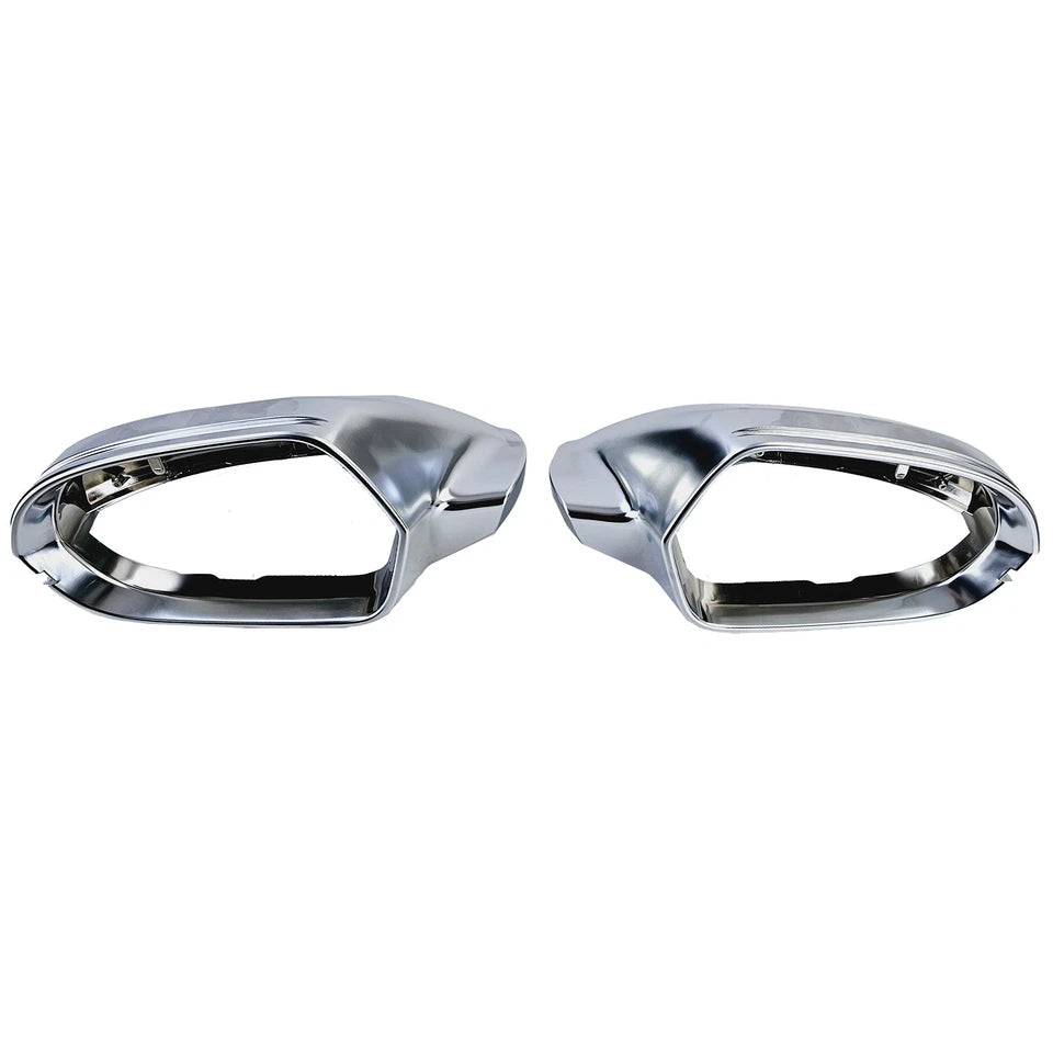 💫Calotte Specchietti Argento per Audi A6 C7 4G 2011–2018 (No Trace Assist)💫