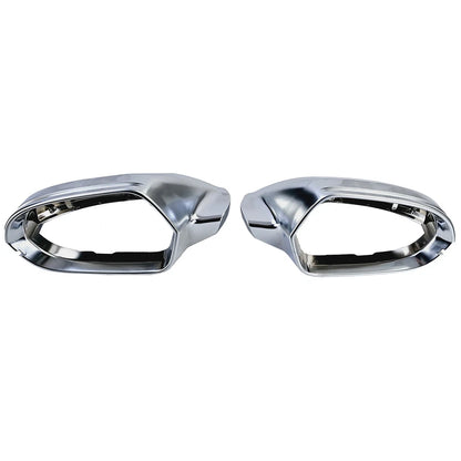 💫Calotte Specchietti Argento per Audi A6 C7 4G 2011–2018 (No Trace Assist)💫