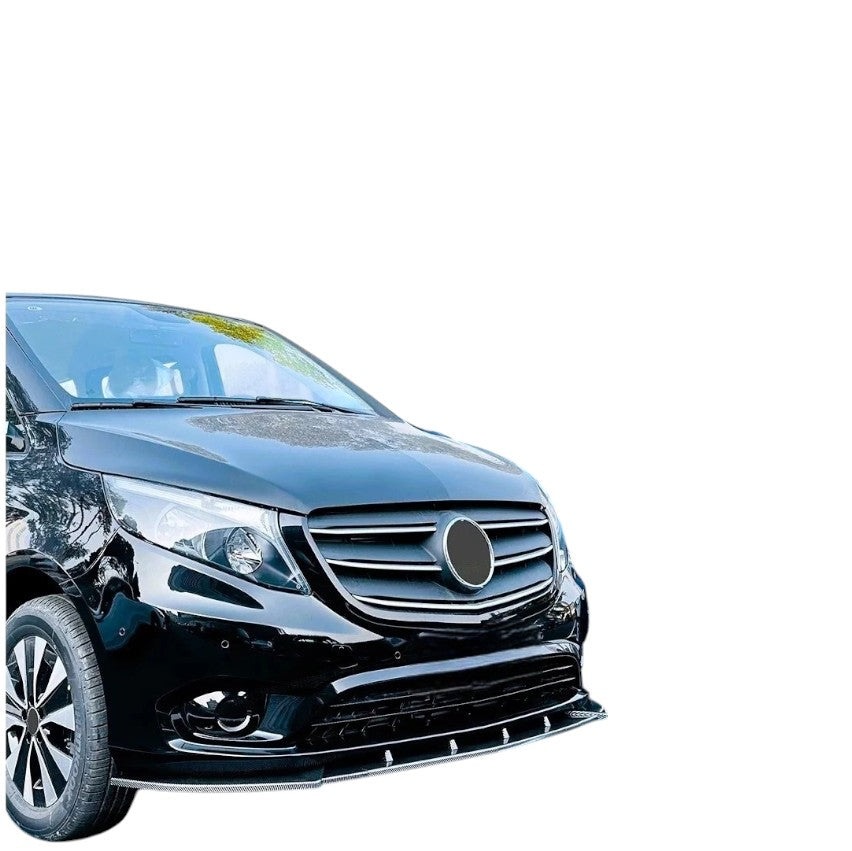💕 Splitter Anteriore Nero Lucido per Mercedes V-Class Vito W447 2014–2022 💕