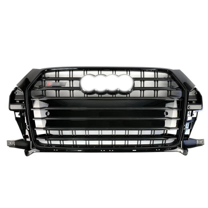 🔥ART.4349 GRIGLIA ANTERIORE NIDO DAPE STILE SQ3 NERA PER AUDI Q3 8U 2014-2018🔥
