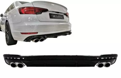 Diffusore paraurti posteriore per Audi A4 B9 8W Facelift 2020+ solo per S-LINE