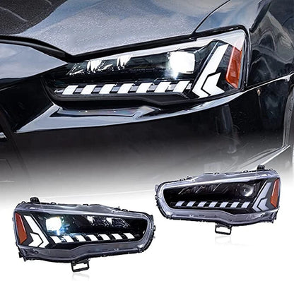 🔥Coppia Fari LED – Mitsubishi Lancer & EVO X (2008–2020) 🔥