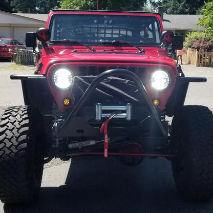 🔥Coppia Fari LED – Jeep Wrangler JK / TJ / CJ🔥