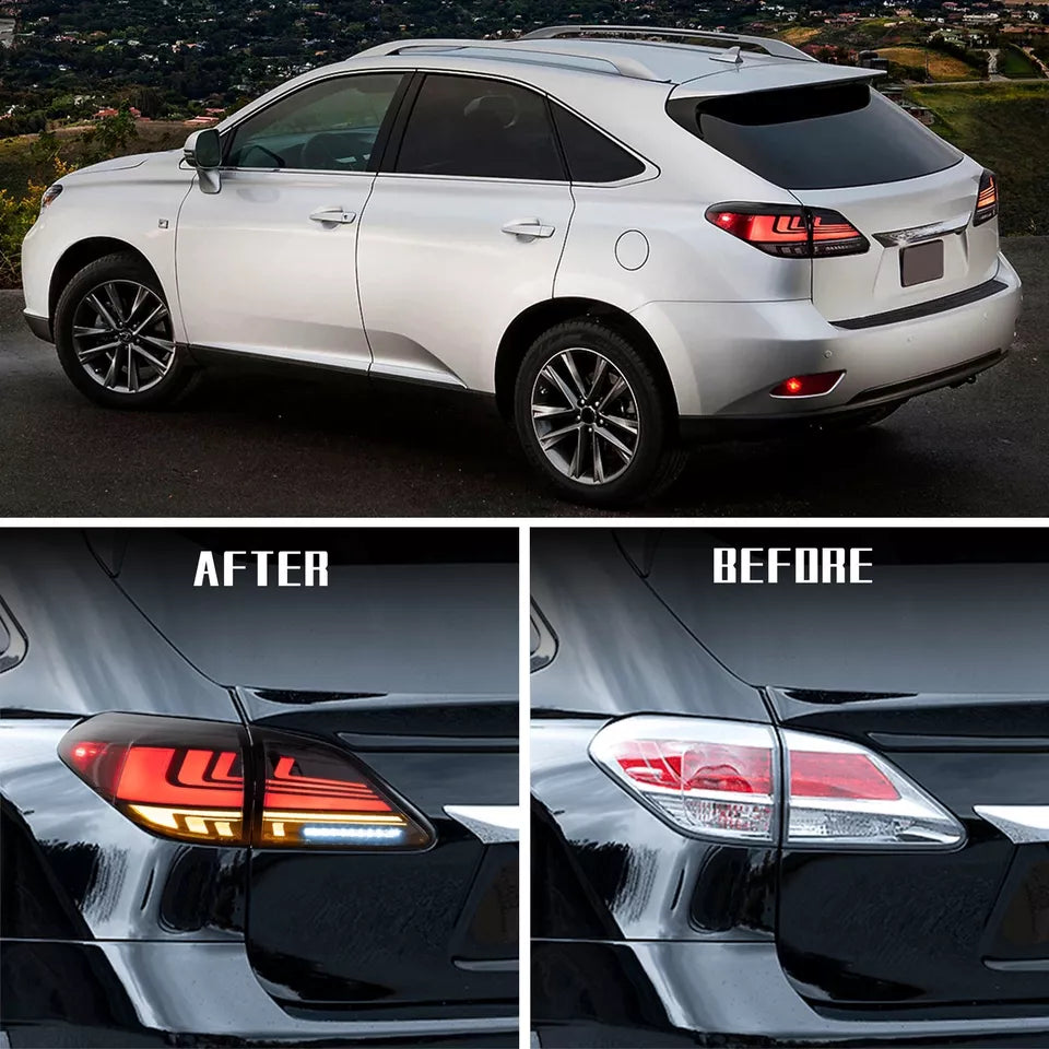 🔥ART.2828 Fanali Posteriori Sequenziali a LED con Lente Rossa per Lexus RX350🔥