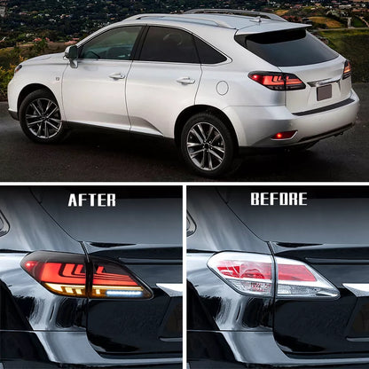🔥ART.2828 Fanali Posteriori Sequenziali a LED con Lente Rossa per Lexus RX350🔥