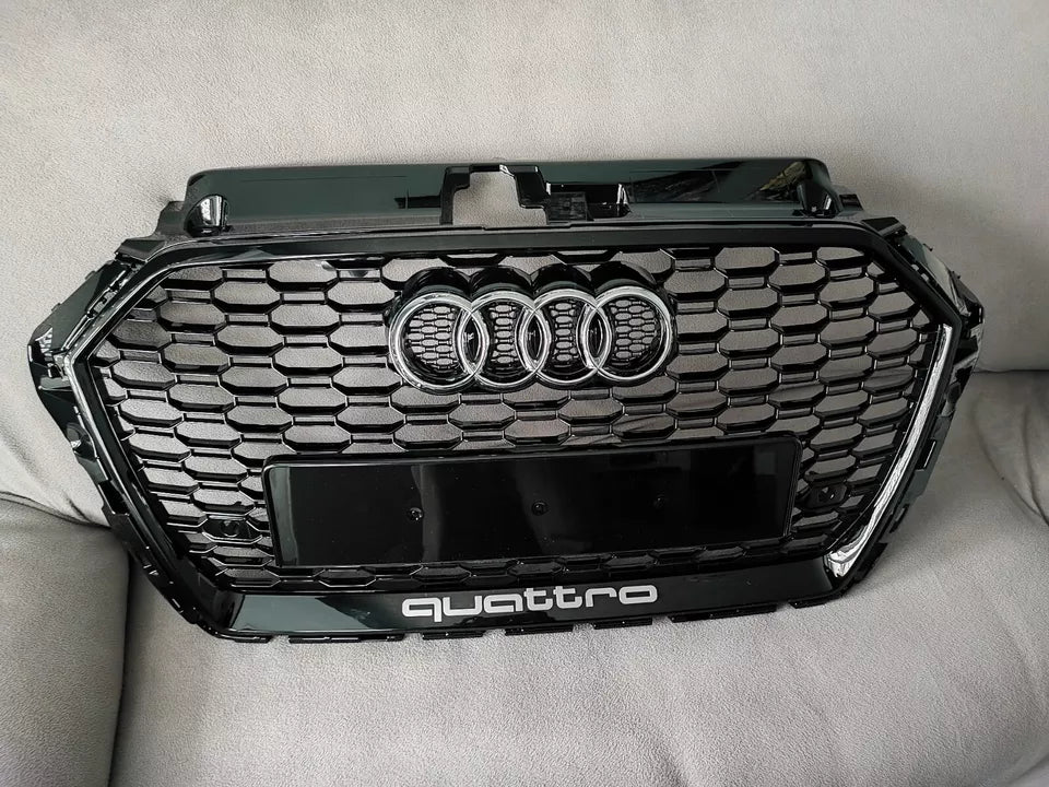 💕ART.5815 GRGLIA NERA LUCIDA ADATTA PER AUDI A3 S3 8V 2017-2020 LOOK RS3💕