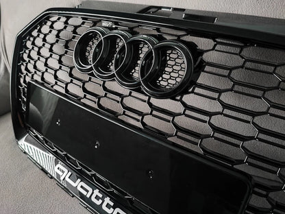 💕ART.5815 GRGLIA NERA LUCIDA ADATTA PER AUDI A3 S3 8V 2017-2020 LOOK RS3💕