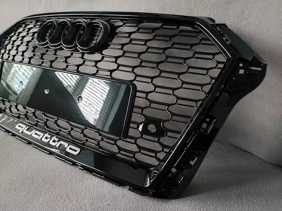 💕ART.5815 GRGLIA NERA LUCIDA ADATTA PER AUDI A3 S3 8V 2017-2020 LOOK RS3💕