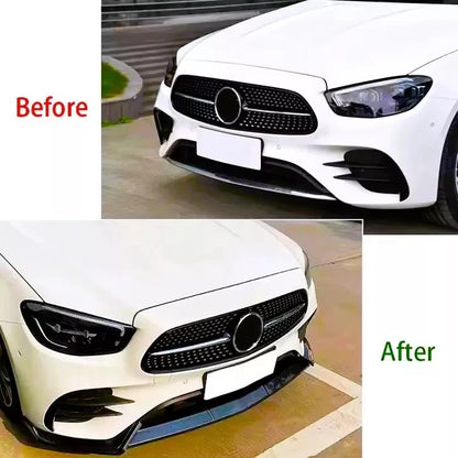 💕 Splitter Anteriore Nero Lucido per Mercedes E-Class W213 AMG Line 💕