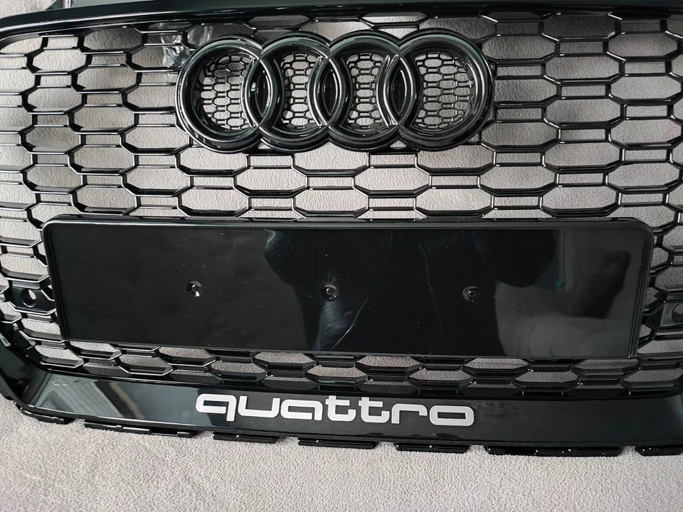 💕ART.5815 GRGLIA NERA LUCIDA ADATTA PER AUDI A3 S3 8V 2017-2020 LOOK RS3💕