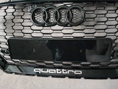 💕ART.5815 GRGLIA NERA LUCIDA ADATTA PER AUDI A3 S3 8V 2017-2020 LOOK RS3💕