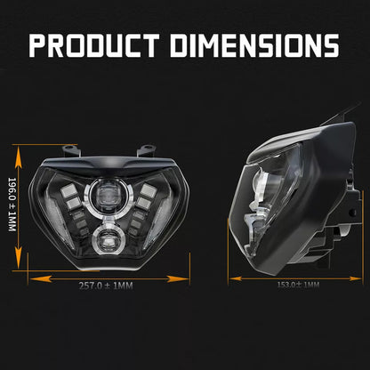 🔥Faro LED E24 – Yamaha MT-07 / MT-09 / FZ-09🔥
