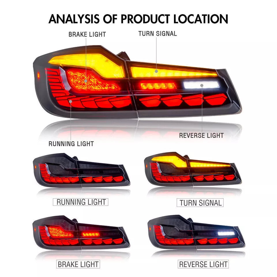 🔥Fanali Posteriori LED – BMW Serie 5 G30 / G38🔥