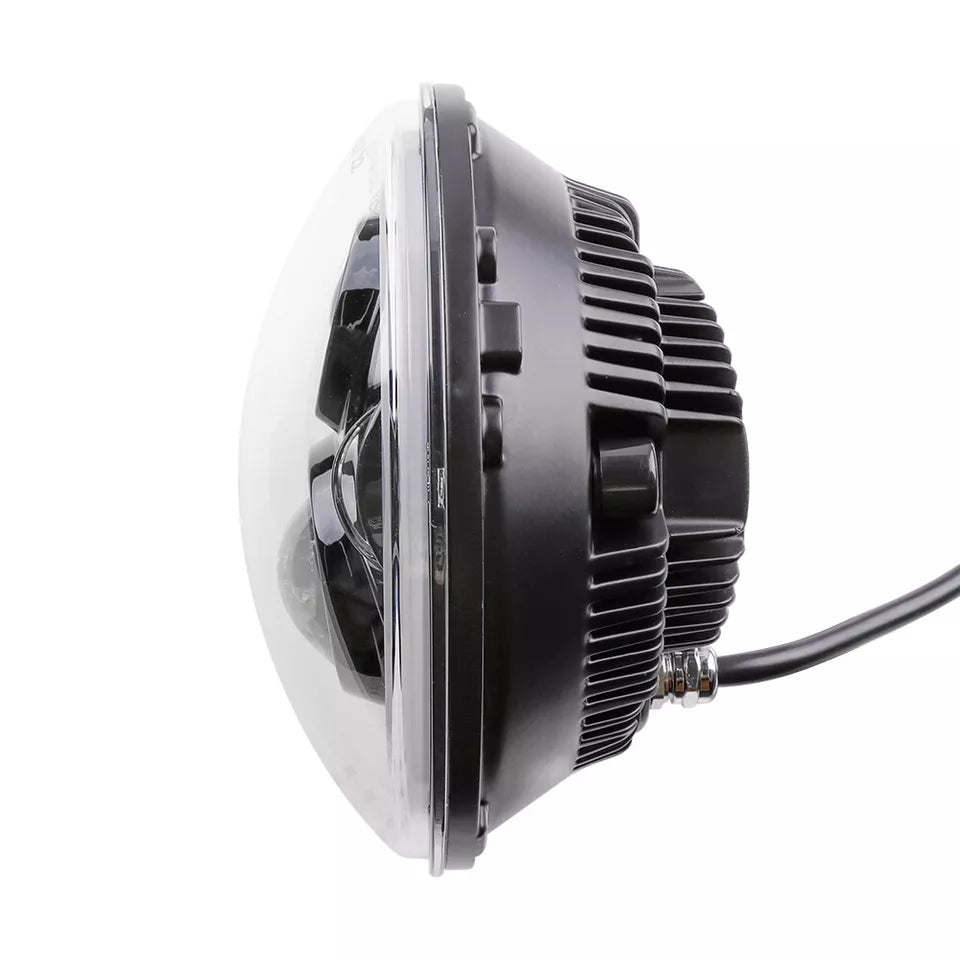 🔥E24 – Coppia Fari LED con Segnale – Jeep Wrangler TJ / LJ / JK🔥