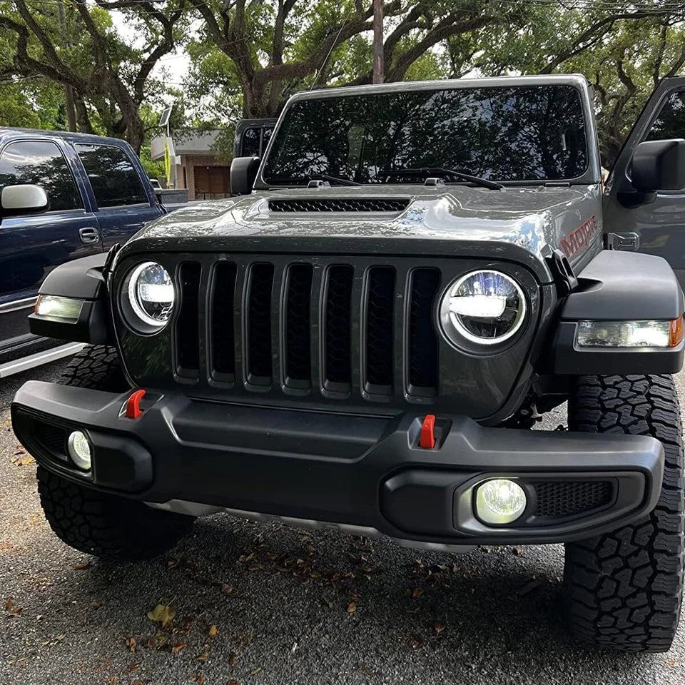 🔥Coppia Fari LED 9" – Jeep Wrangler JL / Jeep Gladiator JT🔥